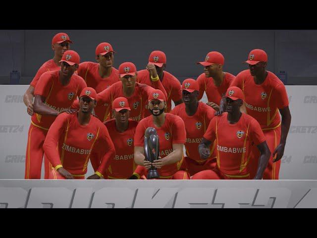 CRICKET 24 - ZIMBABE WIN THE FINAL TEN10 SERIES(4CLUBS) FINAL | ZIMBABWE VS SCOTLAND MATCH