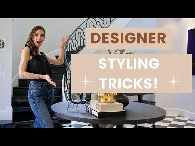 STYLING THE MOST ELEGANT VIGNETTES | RED ELEVATOR | NINA TAKESH