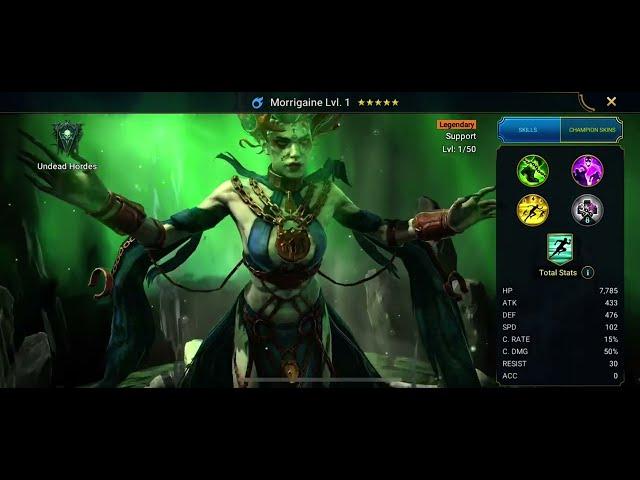 RAID:SHADOW LEGENDS: “MORRIGAINE”*NEW*