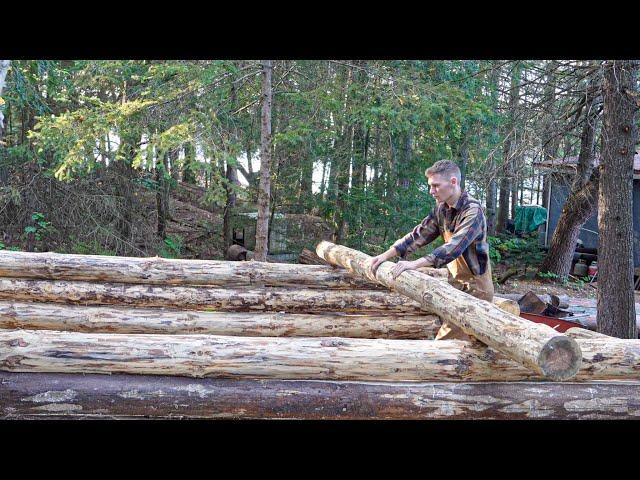 LOG CABIN BUILDING AND OFF GRID LIVING // EP 25