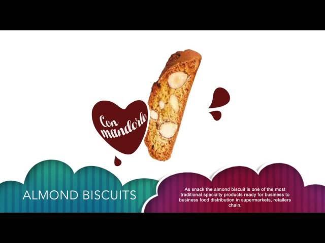 Almond biscuits manufacturing for supermarket wholesale distributors