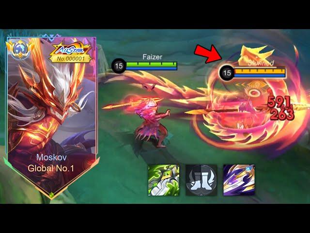 TOP 1 GLOBAL MOSKOV BEST 1 HIT DELETE BUILD 2024 (recommended build and emblem) - MLBB