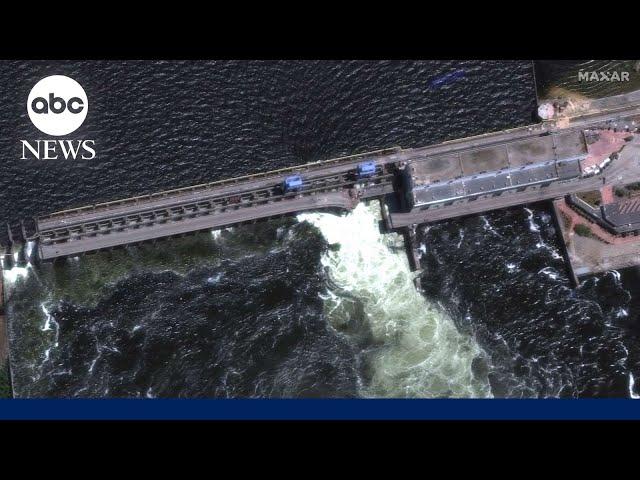 Ukraine accuses Russia of destroying strategically vital dam near border l GMA