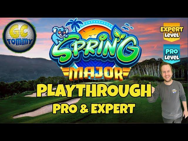 PRO/EXPERT Playthrough, Hole 1-9 - Spring Major 2024 Tournament! *Golf Clash Guide*