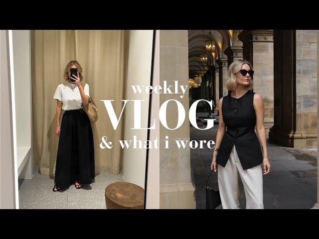 WEEKLY VLOG | WHAT I WORE THIS WEEK, MANGO & OTHER STORIES TRY ON, MONICA VINADER DISCOUNT