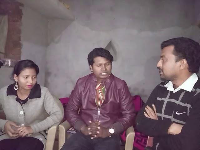 Santali Cinema Star Sony Murmu and Rajuraaj Biruli.