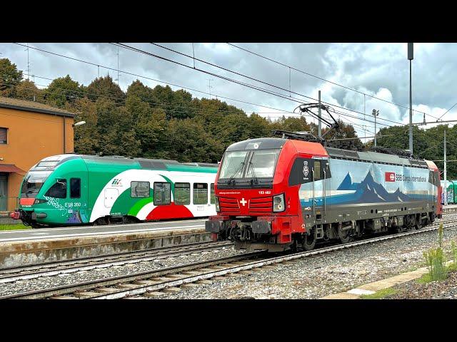 TRENI PASSEGGERI E MERCI DI OGNI TIPO ALLA STAZIONE DI REGGIO EMILIA!