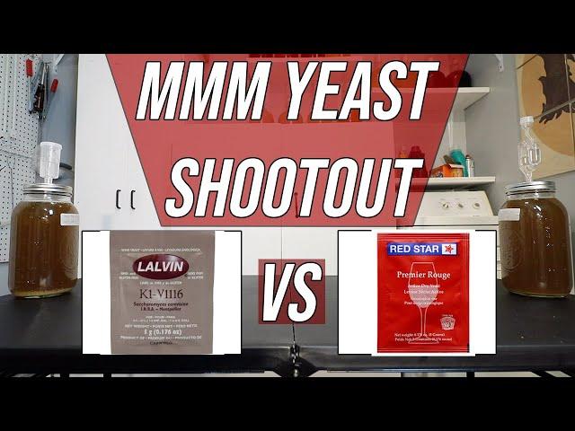 Yeast Shootout - Lalvin K1-V116 vs Red Star Premiere Rouge