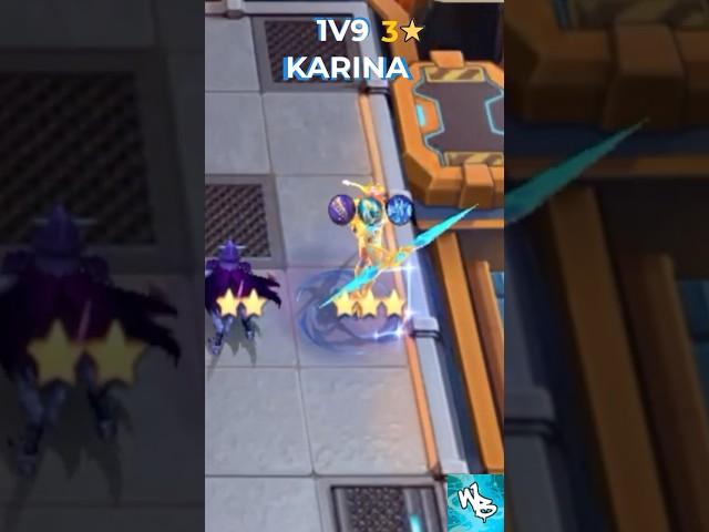KARINA 1V9 MAGIC CHESS GOGO #mobilelegends #magicchessgogo  #mlbb #magicchess #bestsynergy #mcgg
