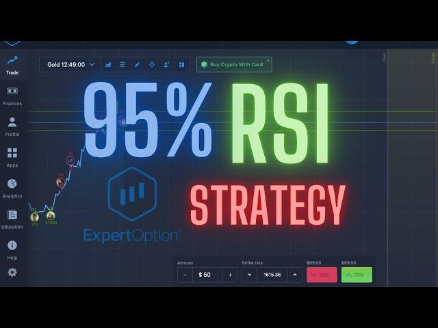 Expert option Best RSI Strategy - 1000$ in 20 Minutes | Expert option trading 2022