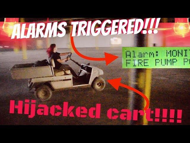 ABANDONED FACTORY MAYHEM *ALARMS* (Joyride in an abandoned place!)
