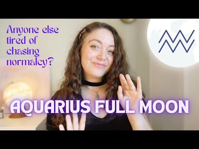 AQUARIUS FULL MOON | When staying the same doesn't work ANYMORE | August 19, 2024