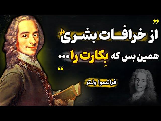 نقل قول های حیرت انگیز ولتر که دیدگاهتون رو به زندگی عوض میکنه