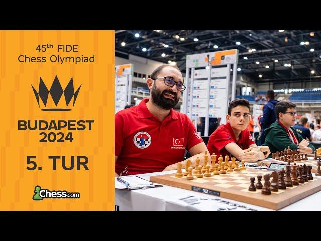 Mustafa Yılmaz vs Magnus Carlsen | Türkiye vs Norveç ve Polonya | 45. Satranç Olimpiyatı | 5. Tur