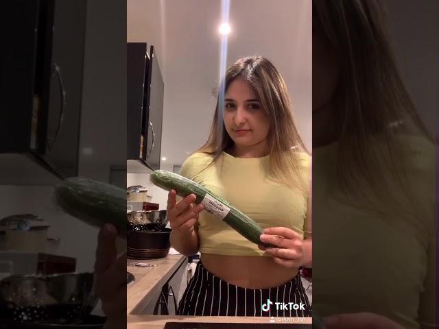 #Shorts Cucumber Challenge Tiktok Hot