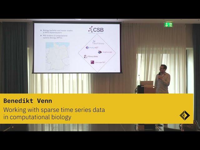 Benedikt Venn, 'Working with sparse time series data in computational biology' | Data Science in F#
