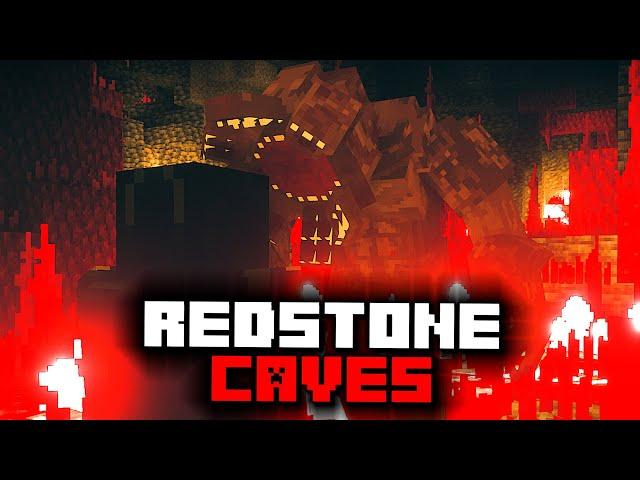 Surviving The Redstone Caves In Minecraft - 1