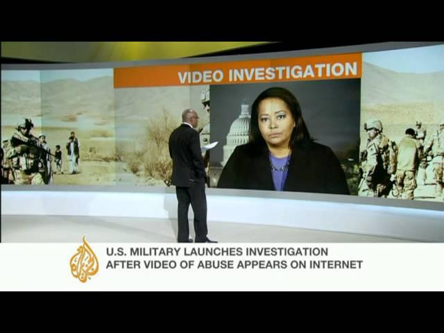 Al Jazeera's Rosiland Jordan speaks about the US marine video scandal