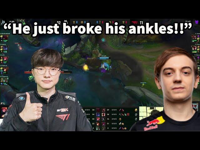 Faker Outplays Caps With Crazy Flash Duke!!