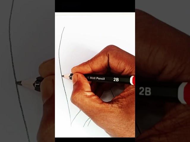 Cute girl drawing #drawing #cute #hairPencil sketch || How to draw Cute Girl Face - step by step ||