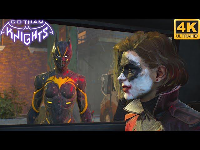 Batgirl and Red Hood vs Harley Quinn with Beyond Suits - Gotham Knights 4K (Online Co-op Mode)