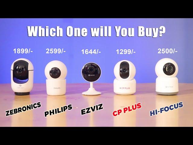 Top 5 Best Wireless WiFi Security Cameras 2024 | 5 Best Indoor WiFi CCTV Cameras for Home in India