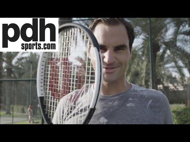 Roger Federer introduces the new Wilson Pro Staff RF97 tennis racket