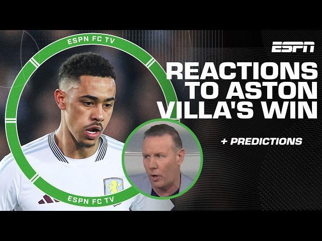 Craig Burley talks Aston Villa's performance  + How will PSG perform against Liverpool? | ESPN FC