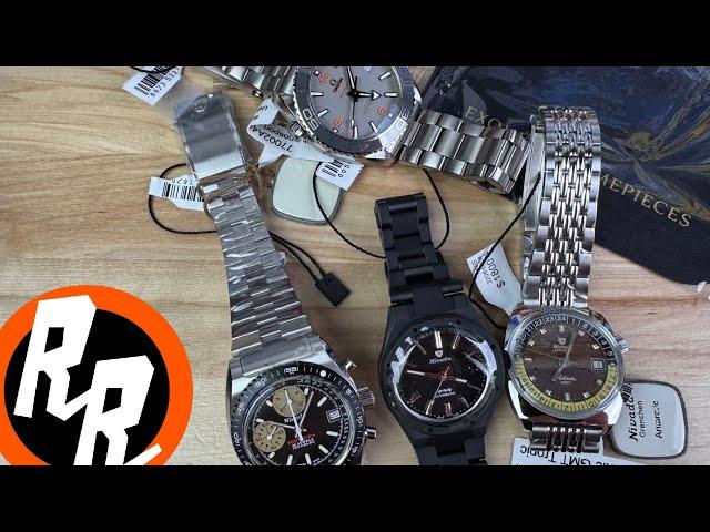 Unboxing Nivada Gretchen x 3, and Omega (Exquisite Timepieces)