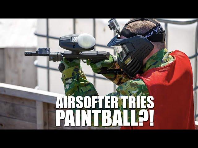 Airsofter tries paintball?! | Sissos Juvanmalmi | Taajuus Airsoft