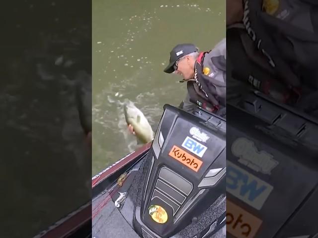 Edwin Evers hugs possible $30K bass