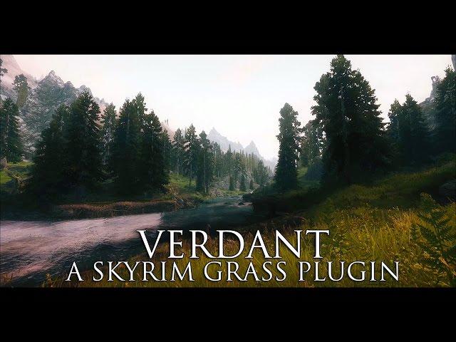 TES V - Skyrim Mods: Verdant - A Skyrim Grass Plugin