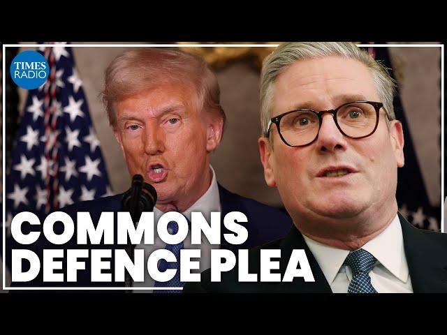  LIVE: Starmer addressing parliament on defence after Trump's Nato comments