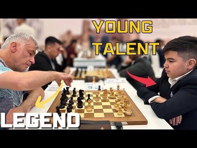 14-year-old IM Khumoyun holds GM Ivanchuk to a draw | Dubai Police Global Chess Challenge 2024