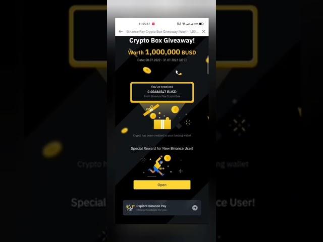 Binance Free 5${ INSTANT } Withdraw | New Instant Crypto Loot