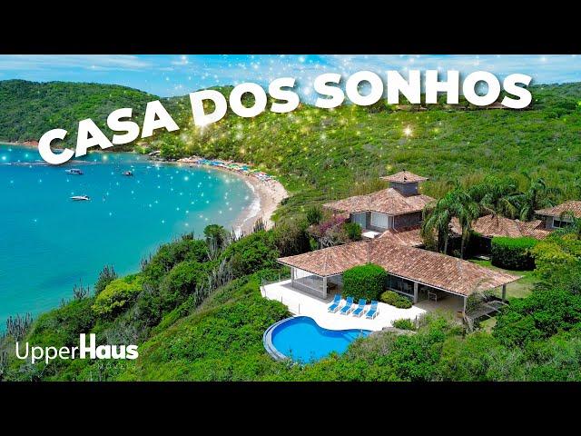 À venda em Búzios: Casa dos Sonhos em localização de cinema! Tour completo!