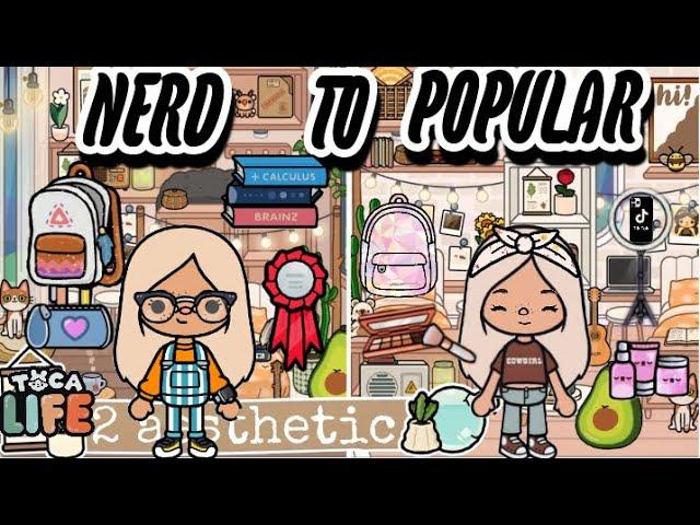 NERD TO POPULAR ll *WITH VOICE*ll Toca Boca Roleplay ll Tiktok