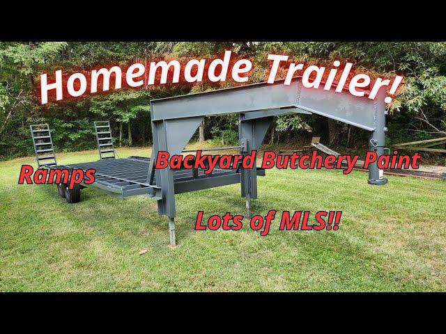 Homemade Trailer Part 7 | Ramps, Paint and MLS!!