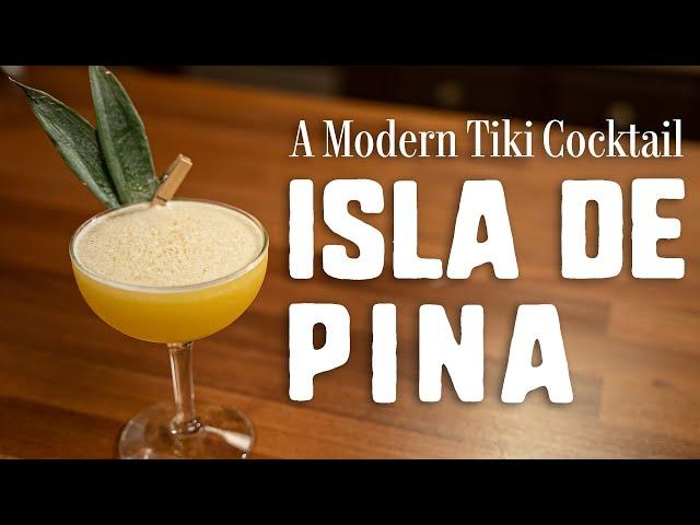 A modern tropical cocktail you need to try... The Isla de Piña