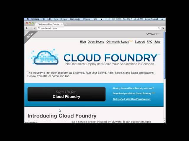 Introduction to Cloud Foundry