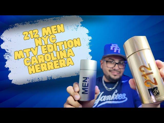 NUEVO 212 Men NYC MTV Edition Carolina Herrera // Reseña en Español