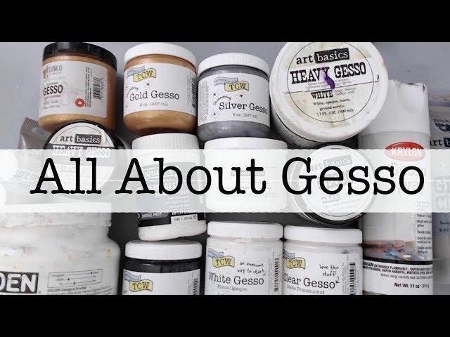 Beginners Mixed Media --What is Gesso? All about Gesso- Tips and Techniques