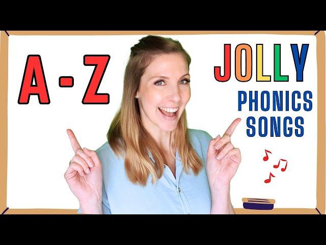 A - Z Phonics Letter Sound Songs | Alphabet Letter Sound Songs | Jolly Phonics Song With Lyrics