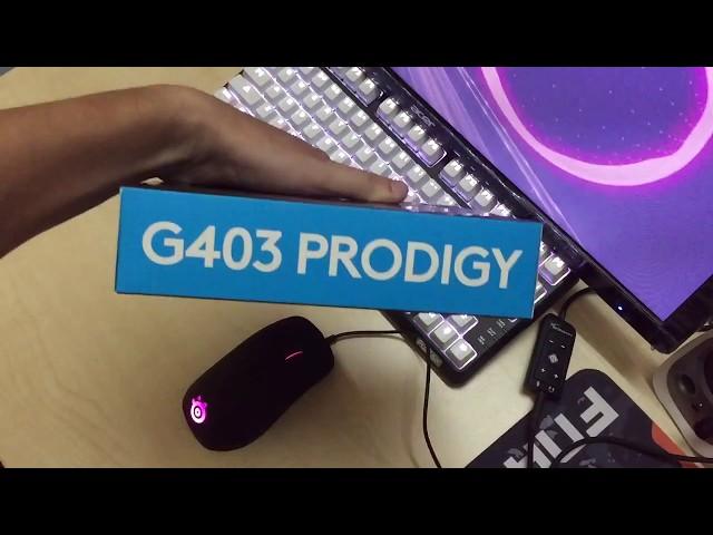 Logitech G403 PRODIGY | UNBOXING | RGB | MOUSE OVERVIEW | WIRED