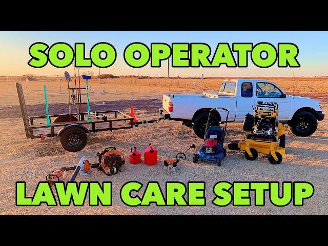 2021 SOLO OPERATOR LAWN CARE SETUP (EPIC)