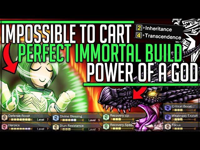 New Perfect Immortal Build - Impossible to Cart - Quick Hunts - Monster Hunter World Iceborne! #mhw