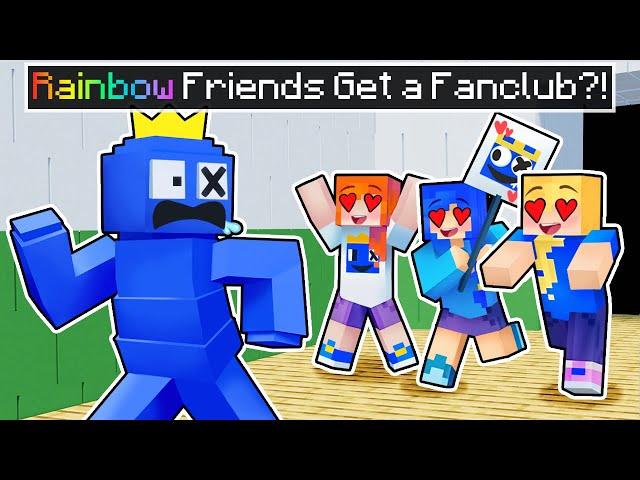 RAINBOW FRIENDS Get a FAN CLUB in Minecraft?!