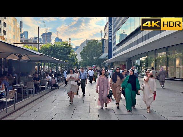 Middle East of Germany: Frankfurt 2023 Walking Tour of Frankfurt City Centre ▶️ 1 Hour [4K HDR]