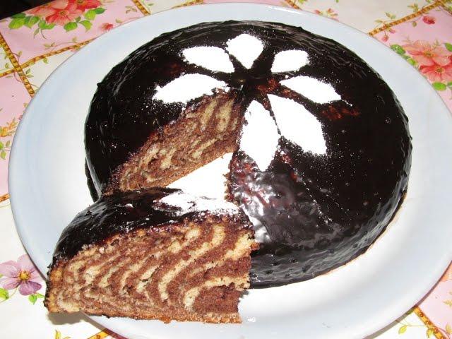 Вкусно - ТОРТ #ЗЕБРА в Шоколадной Глазури Как Приготовить ТОРТ ЗЕБРА ПИРОГ ЗЕБРА #Рецепт