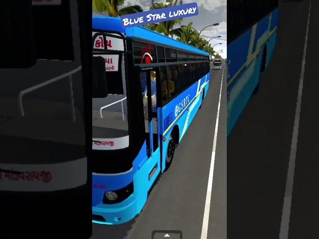 GSRTC new bus GSRTC modified livery GSRTC luxury Blue Star Ravi game GSRTC# short #video #subscribe